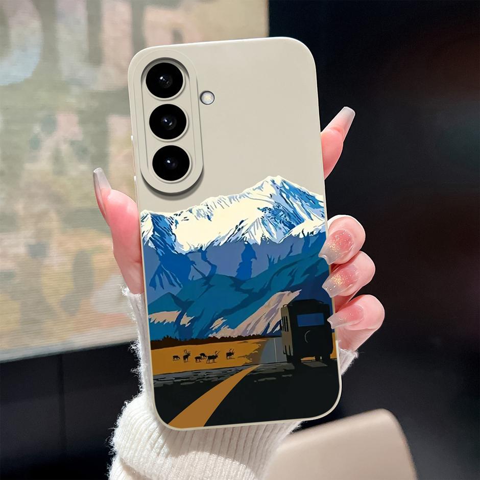 Чехол Для Samsung Galaxy S26 Plus Ultra Мультяшный Цветочный Узор Силиконовый Защитный Чехол Для SamsungGalaxyS26 Plus S26Ultra Funda