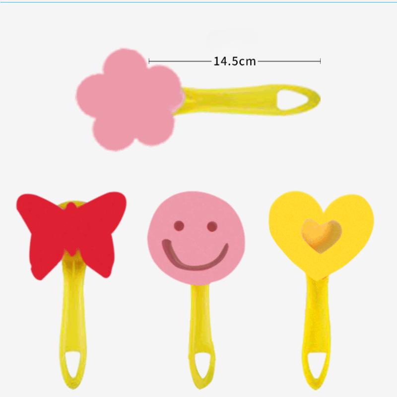 30 Piece Set of Children's Drawing Sponge Seals DIY Early Education Art Graffiti Painting Materials and Supplies