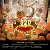 Romantic Surprise Proposal Scene: Creative Letter Lights & Indoor Decoration for Qixi Valentine's Day