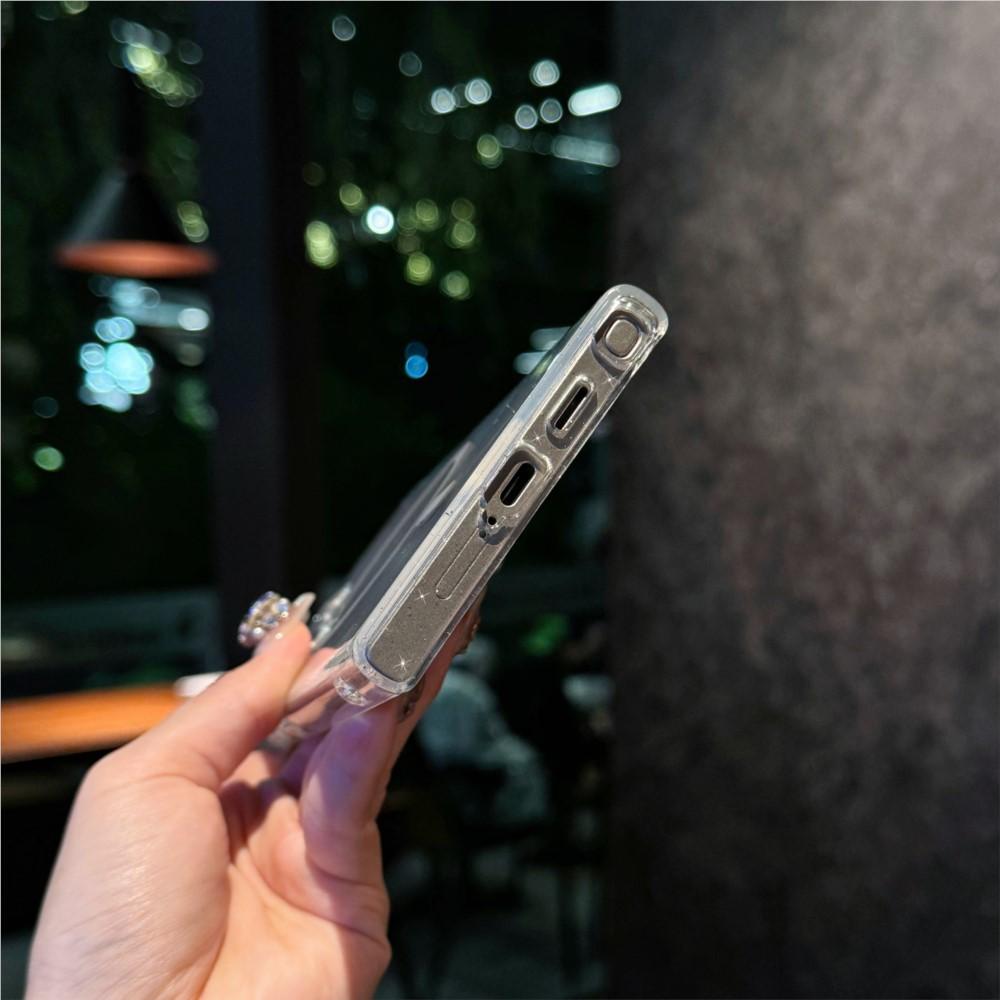 Блестящий Прозрачный Ультратонкий Чехол Для Samsung Galaxy S25 S24 S23 FE S22 Plus A55 A35 5G A25 A15 A05S A54 A14 A34 A53 A23 Обложка