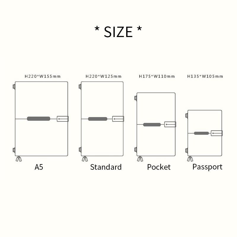 7 Colors 4 Sizes Travel Journal Genuine Leather Cover Handmade Notebook DIY A5 Diary Office School Note Book Free Embossing Name