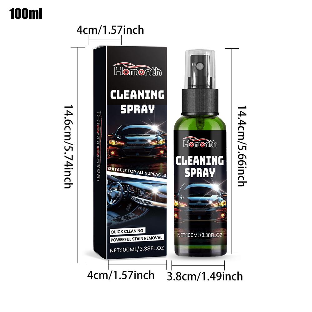 Автомобильный очиститель салона спрей мощный чистящий спрей для салона автомобиля 100 мл транспортные средства щадящее чистящее средство для кожи