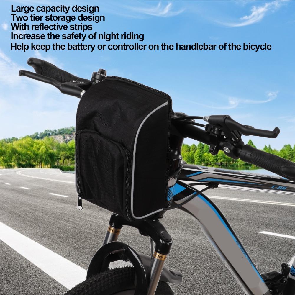 Large Capacity Bike Handlebar Bag Waterproof Bike Front Head Bag Outdoor Adventures