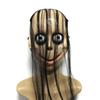 New Halloween Horror With Long Hair Mo Mo Mask Funny Mask V-Shaped Mouth Mask
