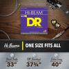 DR Strings Electric Guitar Strings, HI-BEAM Nickel, .010-.046, MTR-10