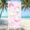 Cute Cartoon Printed Microfiber Beach Towel Quick Dry Bath Towel For Adults Kids Swimming