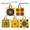 Compact 20cm Handheld Archery Dartboard: Thickened Portable Target for Shooting Training