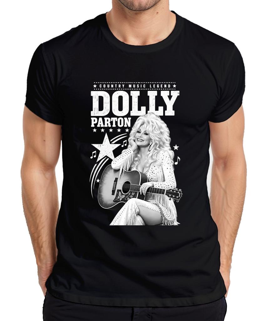 Dolly Parton Country Music Legend Western Guitar Nashville Folk Men's T-Shirt-