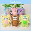 Cute Three Baby Plush Toy Keychain With Soft Short Plush Doll For Gift Kids