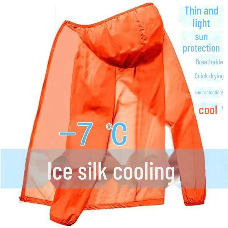 Мужская летняя дышащая куртка Ice Silk с защитой от солнца для рыбалки