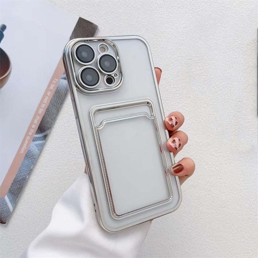 Роскошный чехол-кошелек с рамкой и держателем для карт для iPhone 16, 15, 14, 13, 12, 11 Pro Max, 16 Plus, 15 Pro, 14 Pro Max, мягкий противоударный чехол из ТПУ