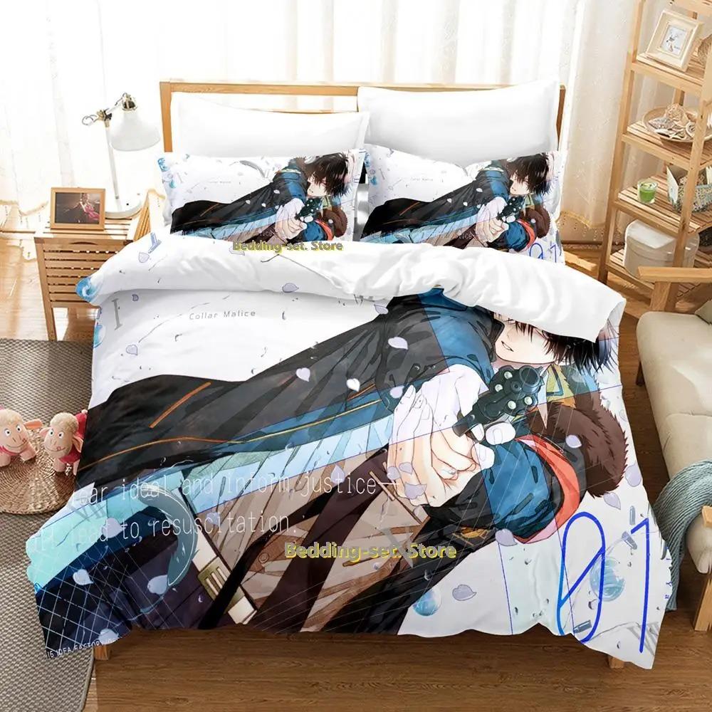 Новый комплект постельного белья Collar x Malice Single Twin Full Queen King Size Bed Set Adult Kid Bedroom Duvetcover Sets Anime lit
