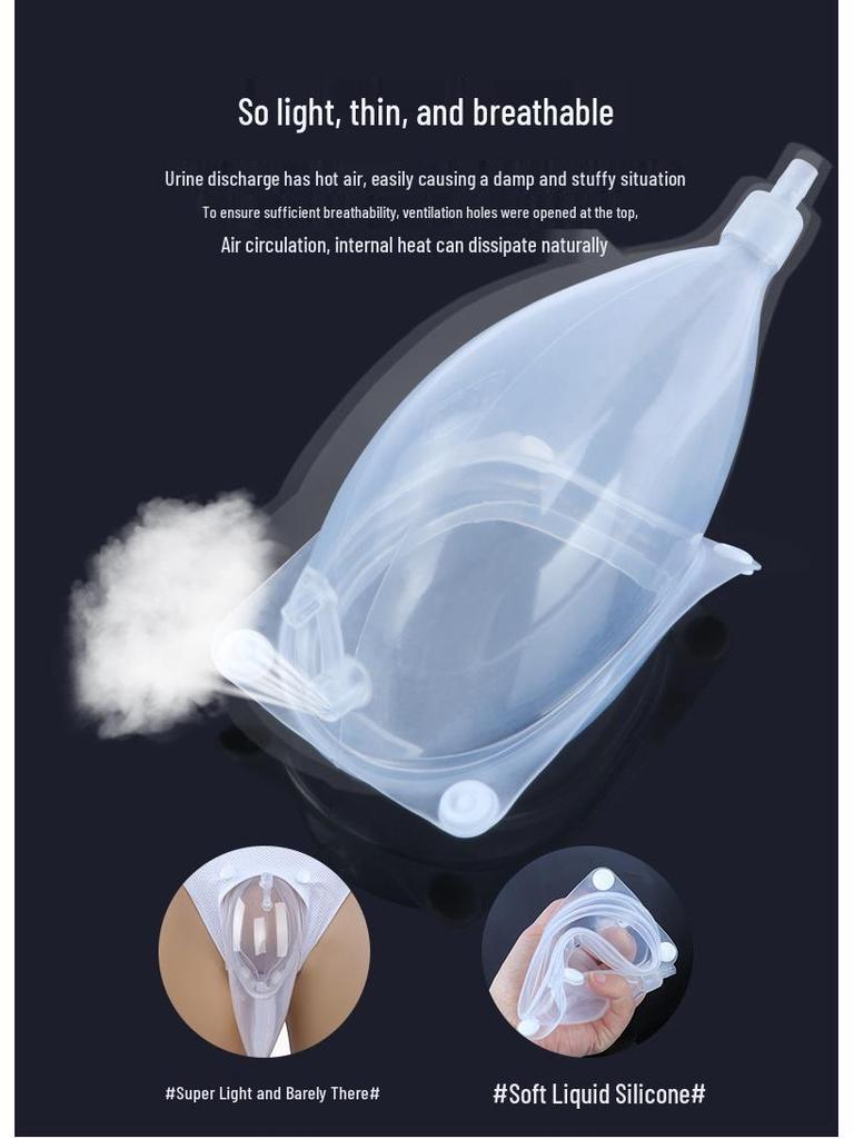 Мешок для сбора мочи для лежачих больных - Герметичная конструкция для недержания, подходит для пожилых мужчин и женщин