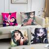 Марни Анимация П-Покемон Наволочка Квадратная Подушка Спальня Диван Досуг Комфорт Подушка Автомобиль Гостиная Домашнее Украшение 40X40