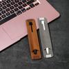 3pcs Hot Sale Portable Pu Leather Pen Clip Pen Bag Pencil Case Pen Holder