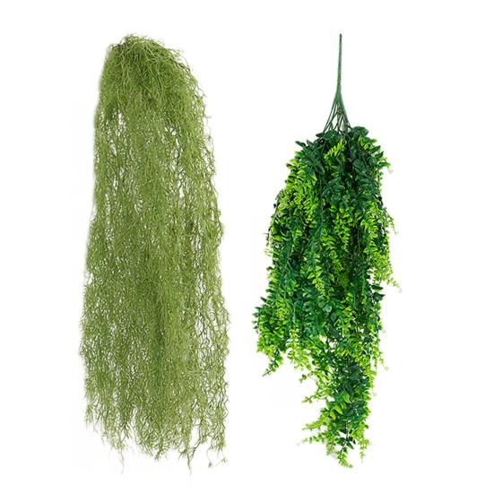 1/2/3/4 шт. Имитация зеленых растений Ручной работы Искусственные листья лабии Не требуют ухода Водонепроницаемая гирлянда Садовый декор