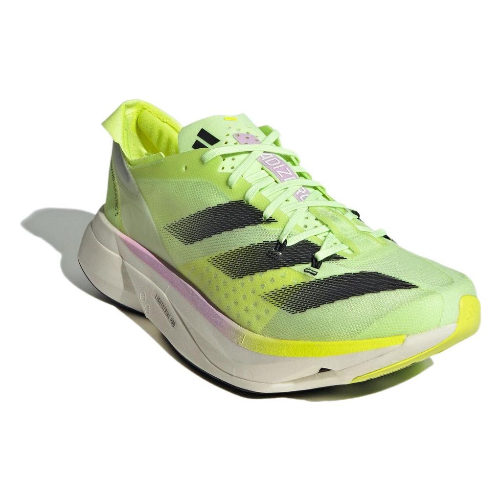 adidas Adizero Adios Pro 3 Green Spark Unisex Sneakers Aurora-Metallic Lucid-Lemon IG6445