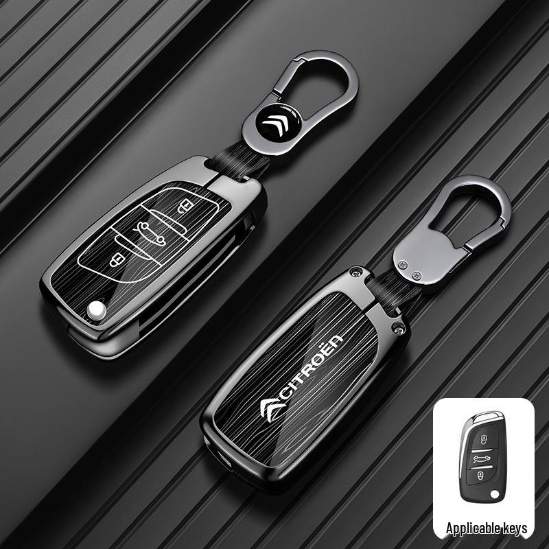Чехол для ключа Peugeot для 4008, 408, 508L, 3008, 5008, e2008 - Премиальный корпус ключа автомобиля с логотипом.