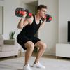 6-in-1 Dumbbell Set Dumbbell Set Dumbbells Barbells Adjustable 25 KG for Strength Training at Home