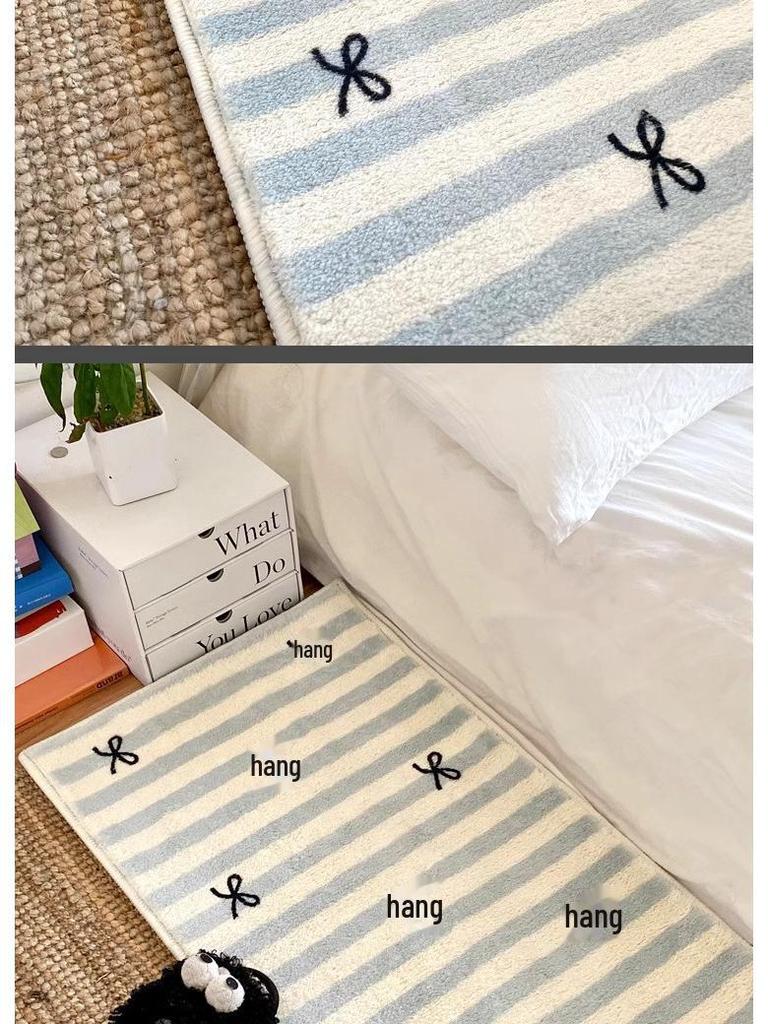 Милый мультяшный стиль длинный ковер прикроватный коврик для спальни