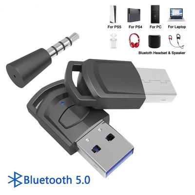 Беспроводной адаптер для наушников, приемник Bluetooth 5.0, аудиопередатчик для игровой консоли Sony PS5/PS4, игровые аксессуары для ПК, Bluetooth-гарнитуры, ключ