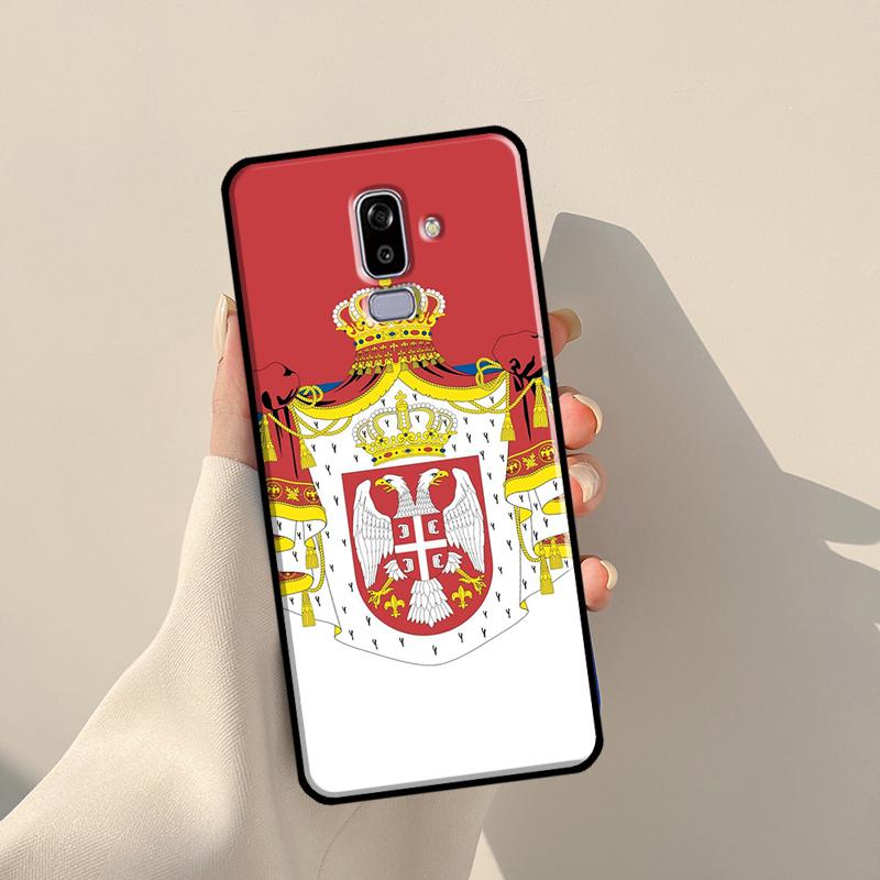 Крутой чехол с флагом Сербии для Samsung Galaxy J4 J6 Plus 2018 A6 A7 A8 A9 J8 J1 2016 A3 A5 J3 J7 J5 2017
