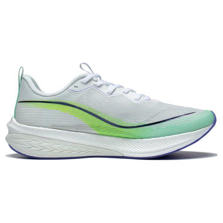 Кроссовки для бега Li Ning Red Rabbit 6 Pro Stable Support Soft Upper Energy Return Midsole с амортизацией и низким верхом, мужские кроссовки для бега, белые ARMT013-12