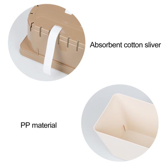 Самополивающийся горшок для растений, прямоугольный современный двухслойный домашний подоконник, настольный цветочный горшок для трав, сочный ящик для цветов, садовые принадлежности