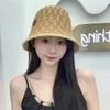 Моя стандартная плетеная дышащая соломенная шляпа женская дорожная солнцезащитная шляпа-ведро, подчеркивающая лицо, маленькая пляжная шляпа от солнца для отпуска
