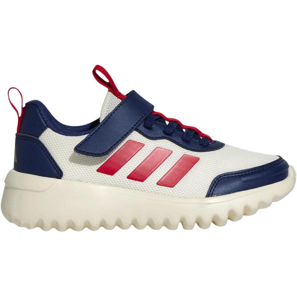 adidas Playflow El K Удобные Универсальные Низкие Повседневные Кроссовки Детские Белый Синий KJ0771