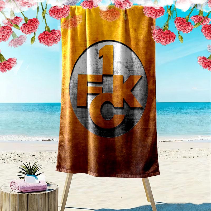 Kaiserslautern poster Beach Towel, Large Soft Quick Dry Towel for Beach Camping Swimming