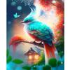 Frame Bird Painting By Numbers For Adults Kits Colorful Animals Drawing Coloring By Numbers Starter Kit For Home Decors 40x50cm