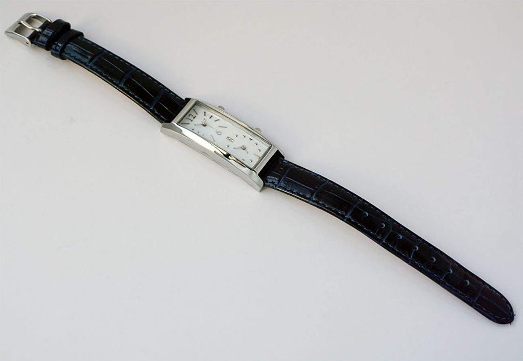 GRANDEUR Dual Time Watch Limited Ремень из коровьей кожи с тиснением под крокодила GSX048W12 Ремень темно-синий [GRANDEUR] Женский / Цвет