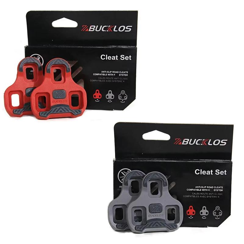 BUCKLOS for KEO Cleats Float Road Bicycle Pedal Cleat for Look Keo System Cycling Shoe Bike Self Locking Pedal Cleats 4.5° 1/2pc