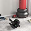 Two 5kg Olympic Weight Plates, Tri-Grip Rubber-Coated Barbell Weights, with 5cm Holes, for Home, Gym, Office