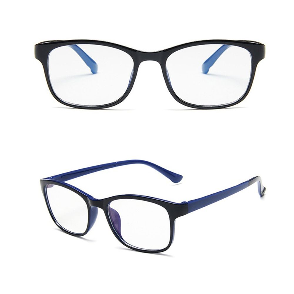 Очки с прозрачными линзами, унисекс, плоские зеркальные с синим покрытием, очки для чтения, компьютерные очки, оправы