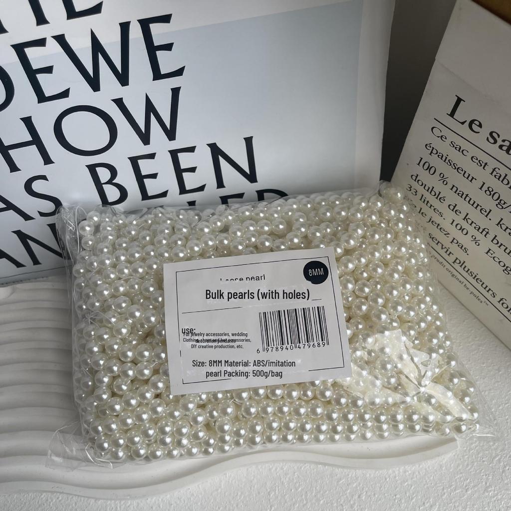 Бусины из искусственного жемчуга оптом для самостоятельного изготовления браслетов и ожерелий