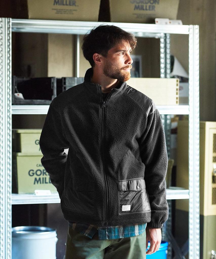 GORDON MILLER Куртка Karuishi Fleece Zip Up Blouson TORAY Высококачественный флис KARUISHI Размер L Черный 1626911 Мужская