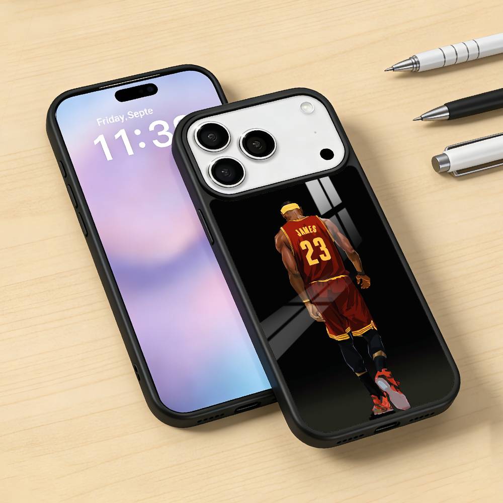 Чехол для телефона L-Lebron James 23 Для iPhone17,16,15,14,13,12,Pro,Max, Магнитный Для беспроводной зарядки Magsafe