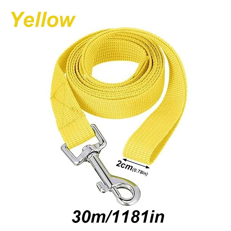 30 м Длинная Веревка Полипропилен Питомец Маленькая Большая Собака Выгул Однотонный Поводок для Питомца Тяговый Трос Прочные Поводки из Полипропиленового Волокна