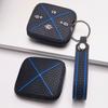 Silicone Remote Key Cover for Zeekr Zeekr 001 Zeekr 009 Zeekr X Zeekr 007 with Keychain Honeycomb Texture Anti Scratch Key Fob Protector
