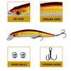 9.5cm/8.5g Minnow Lure, 10 Colors, Bionic Hard Plastic Fishing Bait