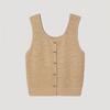 [She S miSS] Two Way Knit veSt SSkvtp22040 Ca