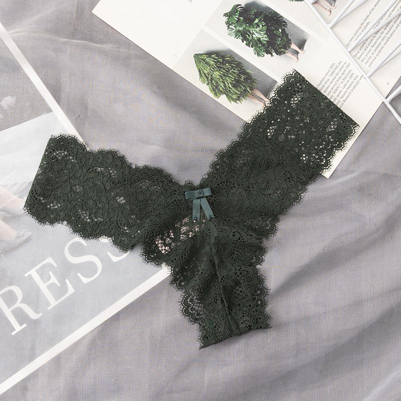 CINOON Женские кружевные стринги, сексуальное винтажное нижнее белье, соблазнительные стринги, женские трусики с низкой талией, прозрачные полые трусы, нижнее белье, трусики