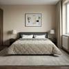 Summer Duvet Light Grey 200 x 200 cm Microfiber and Teddy Fleece