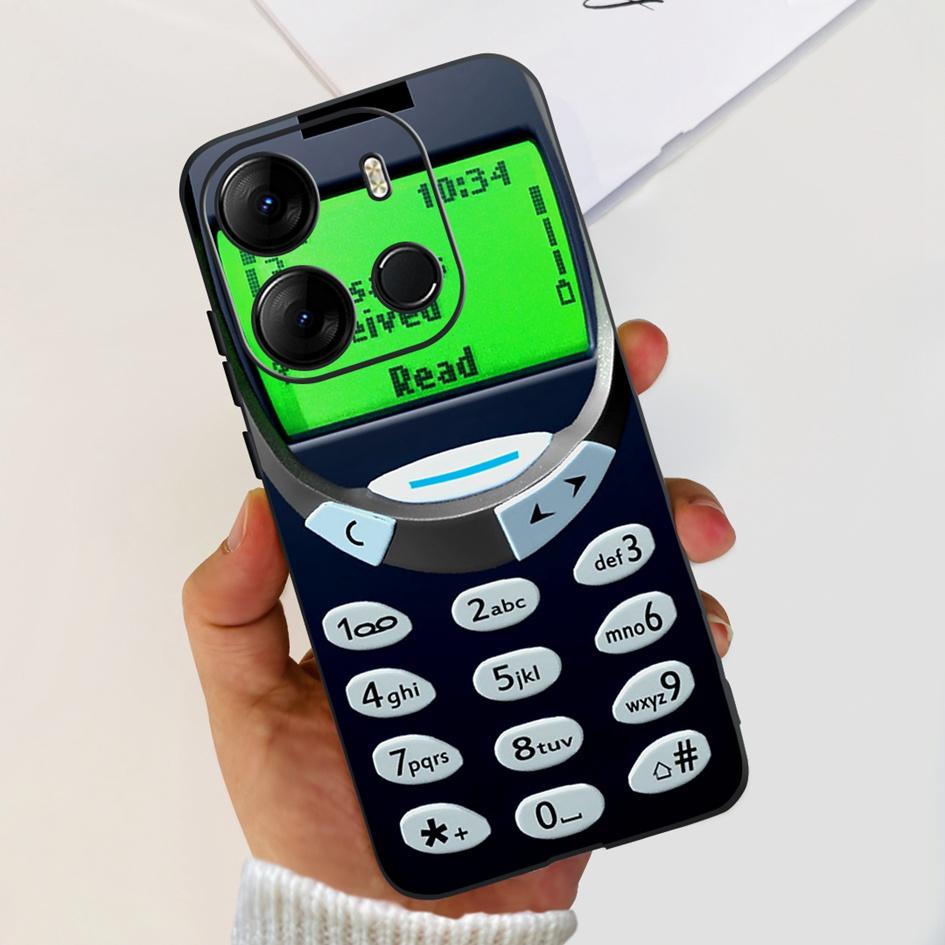 Чехол для Tecno Spark Go 2023 Модный Черный Силиконовый Мягкий Чехол для Телефона Для SparkGo 2022 Spark 6Go 2020 Задняя Крышка на Spark 8C Funda