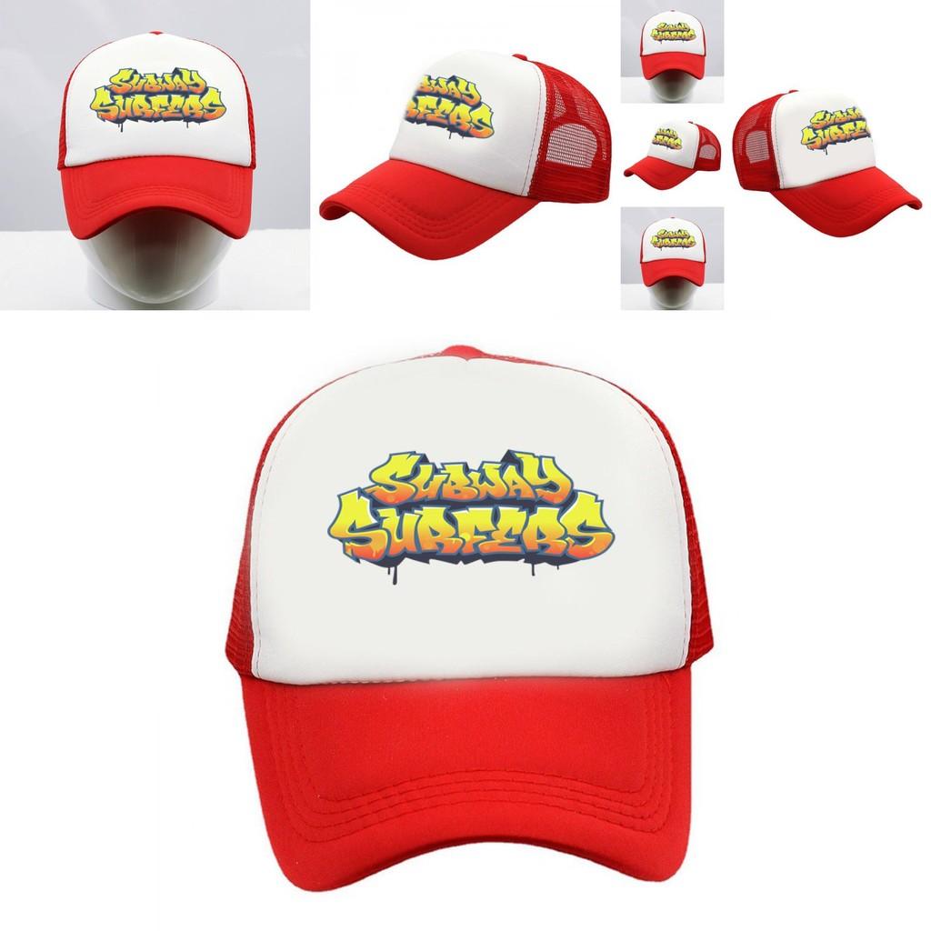 Бейсболка Subway Surfers Защита от УФ лучей Дышащая Унисекс Летняя шляпа для улицы Для фанатов
