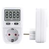 LCD Energy Meter Socket Tester EU FR 220V Electricity Wattmeter Power Consumption Meter Measuring Outlet Power Analyzer Monitor