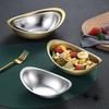 Суповая миска штабелируемая многоцелевая овальная большая емкость поднос из нержавеющей стали для ресторана