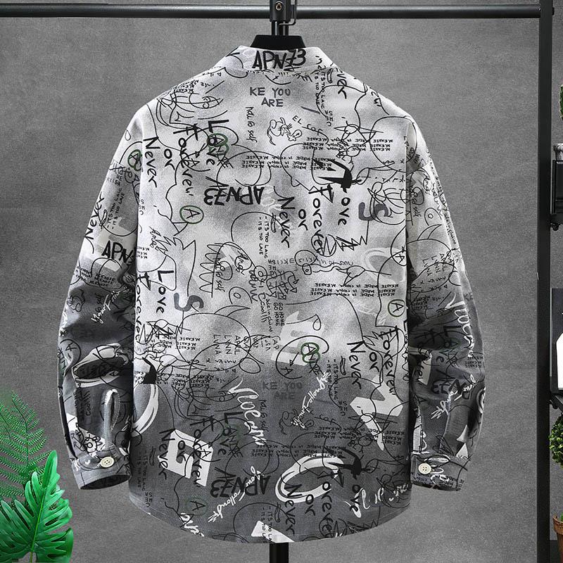 Spring and Autumn Plus Size Long Sleeve Shirt Men Fatty Shirt Workwear Jacket Casual Clothes 4XL-10XL